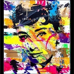 Street Art, Utopia, Audrey Hepburn