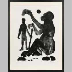 A.R. Penck | Mann und Affe