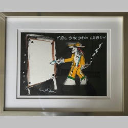 udo lindenberg unikat, kunstwerke, kunst kaufen, gemaelde...