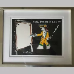 udo lindenberg unikat, kunstwerke, kunst kaufen, gemaelde...