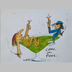 Udo Lindenberg | Cool im Pool UNIKAT