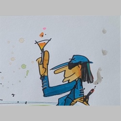 Udo Lindenberg | Cool im Pool UNIKAT