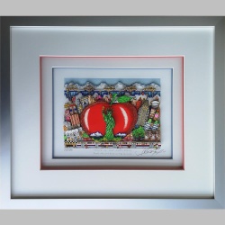 Taxis up and Apples round, People ride in a Hole in the...