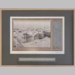 Wrapped Reichstag X ist ein Kunstwerk von Christo....