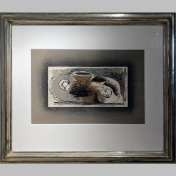 Georges Braque | Théiére sur fond gris