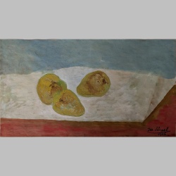 Josef Scharl - Stillleben Birnen