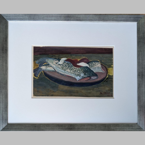Josef Scharl - Stillleben Fische