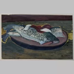 Josef Scharl | Stillleben Fische