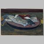 Josef Scharl - Stillleben Fische