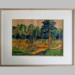 Josef Scharl - Waldlandschaft