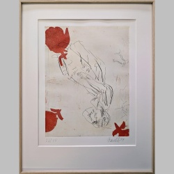 Georg Baselitz - Melancholie, Drei Rosen