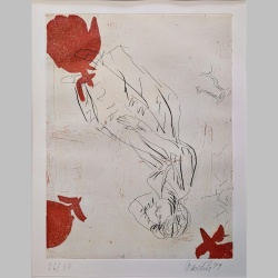 Georg Baselitz | Melancholie, Drei Rosen