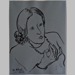 Josef Scharl | Frau mit Halskette