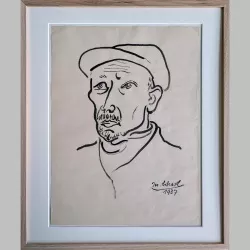 Josef Scharl - Mann mit Mütze