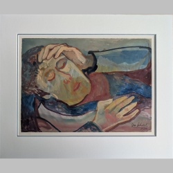 Josef Scharl - Liegender Mann