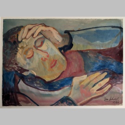 Josef Scharl | Liegender Mann