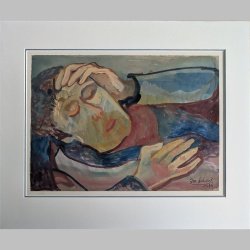 Josef Scharl - Liegender Mann