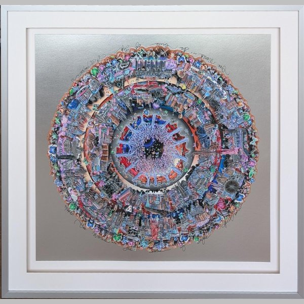 Charles Fazzino | One World - The circle of life