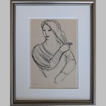 Willi Hertlein | Kämmende Frau