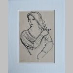 Willi Hertlein | Kämmende Frau