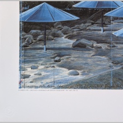 Christo | The Umbrellas Blau