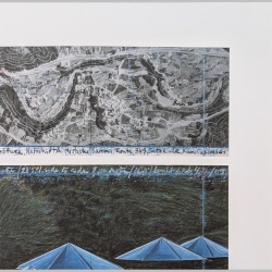Christo | The Umbrellas Blau
