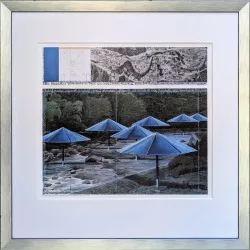 Christo | The Umbrellas Blau