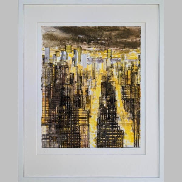 Gottfried Salzmann | Night Lights In New York