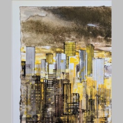 Gottfried Salzmann | Night Lights In New York