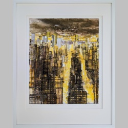 Gottfried Salzmann | Night Lights In New York