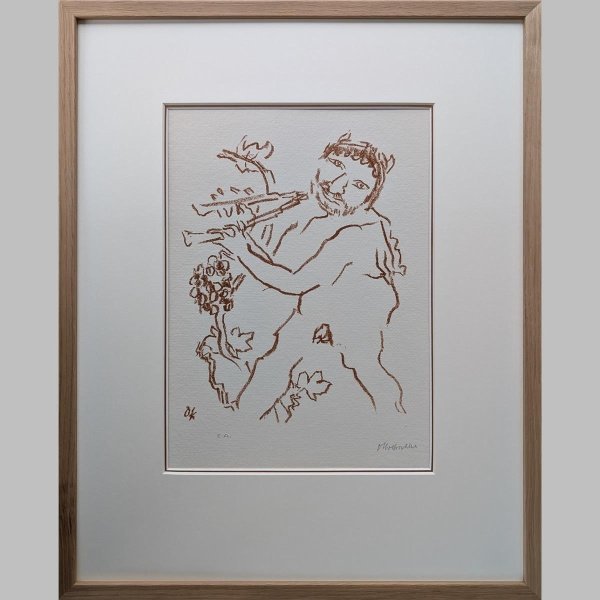 Oskar Kokoschka | Musizierender Faun