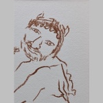 Oskar Kokoschka | Musizierender Faun