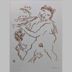 Oskar Kokoschka | Musizierender Faun