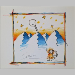 Wilhelm Schlote | Die Leiter zum Mond