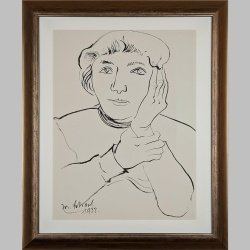Josef Scharl | Nachdenkliche Frau