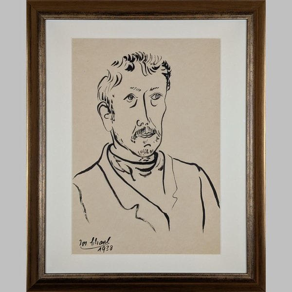 Josef Scharl | Mann mit Halstuch