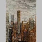 Gottfried Salzmann Radierung: New York Rose, handsigniert und limitiert, in musealer Rahmung.