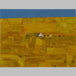 Karl Korab Lithographie: Sonnenseite, handsigniertes und...