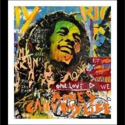 Street Art, Nick Twaalfhoven, Bob Marley, auf Photo Rag...